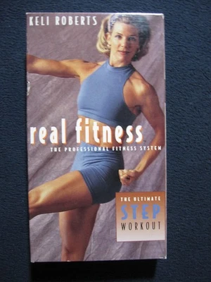 Real Fitness Ultimate Step Workout [VHS] Keli Roberts — 第 1/2 张图片