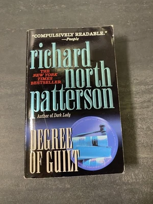 Degree of Guilt Richard North Patterson Legal Thriller Paperback 1992 Bestseller Foto 1 de 4
