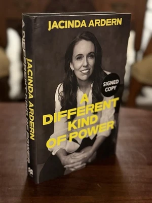 NEW ZEALAND PRIME MINISTER JACINDA ARDERN SIGNED A DIFFERENT KIND OF POWER 1ST - image 1 of 3