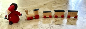 Erzgebirge treno tedesco in legno Babbo Natale - Foto 1 di 12