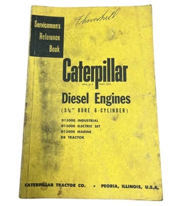 CAT Diesel Engines 5 3/4 Bore 6 Cylinder Service Manual Book D8 D13000 Caterpill - Picture 1 of 12