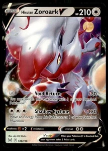 Swsh11: Lost Origin Holo #146/196 Hisuian Zoroark V - Picture 1 of 2