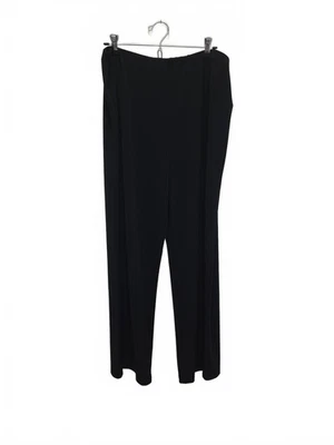 Pantalones negros para mujer Alfani con cintura elástica, talla L Foto 1 de 4