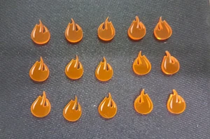 Warmachine and Hordes Fire tokens x 15 - Picture 1 of 2