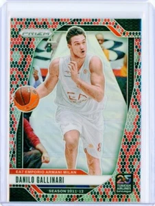 2024-25 Panini Prizm Euroleague DANILO GALLINARI Milan Snakeskin Prizms SSP - Picture 1 of 2