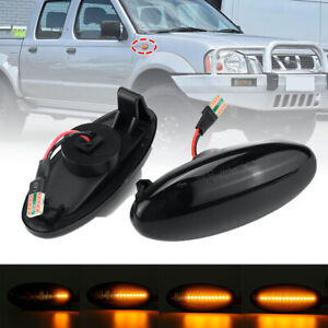 For Nissan Navara D22 NP300 Frontier 98-5 Swiping Indicator Guard Repeater Light