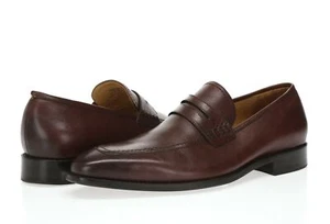 John W. Nordstrom Valencia Men's brown leather penny loafers sz. 11 M - Picture 1 of 7