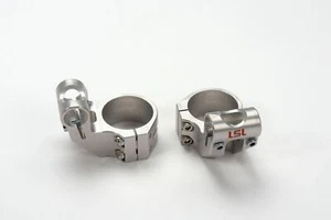 LSL Sport Match Offset High Clip Ons (Size & Colour: 48mm, Silver) - Bild 1 von 2