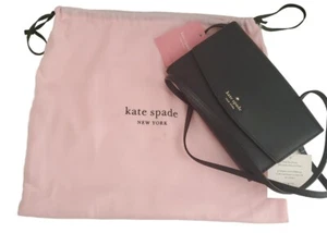 NWT & Dust Bag KATE SPADE New York LAUREL WAY WINNI CROSSBODY Black wlru6233 - Picture 1 of 17