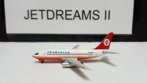 1/400 TRANSAERO BOEING 737-200 AÑOS 90 AVIOGENEX HYBRID COLORES YU-ANP AEROCLÁSICOS - Imagen 1 de 10