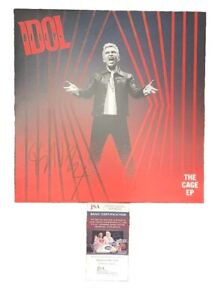 BILLY IDOL SIGNED THE CAGE EP VINYL JSA AUTHENTICATED #AP94920