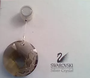 Swarovski 2010 SCS Mitglied Erde Rauchquarz Ornament UVP 55 $. 2" 50mm Durchm. - Bild 1 von 5
