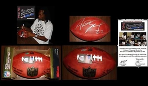 ASANTE SAMUEL FIRMADO NFL CUERO WILSON JUEGO DE FÚTBOL AMERICANO ÁGUILAS HALCONES CON CERTIFICADO DE AUTENTICIDAD BONITO - Imagen 1 de 1