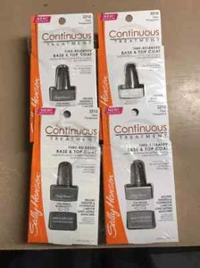 Lot Of 4 Sally Hansen Continuous Treatment Base & Top Coat 3210 Clear - Picture 1 of 4