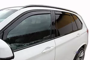 Deflectores de viento para BMW X5 F15 2013-2018 5 puertas juego de 4 piezas tintado Heko - Imagen 1 de 9