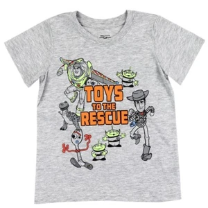 Disney Toy Story ☆ Toddler Boys' Rescue T-Shirt ☆ Buzz Lightyear Woody Rex Forky - Picture 1 of 1