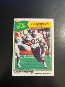 1977 TOPPS FOOTBALL #453 O.J. SIMPSON!! $1 SHIPPING!! - Picture 1 of 2