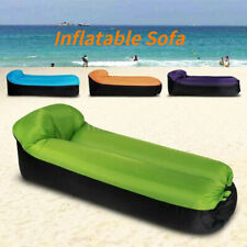 Inflatable Sofa Air Bed Lounger Sofa Lazy Sack Outdoor Hangout Camping Beach Bag