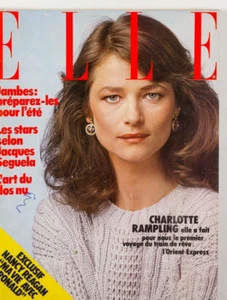 CHARLOTTE RAMPLING Nancy Reagan JACQUES SEGUELA French Elle magazine 80's FRANCE - Picture 1 of 2