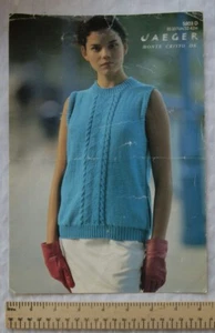 Vintage: Jaeger 5803D sleeveless top, DK, 81-107 cm, 32-42 inch bust. - Picture 1 of 1