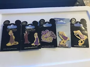 5 Stück Rapunzel verworrene Disney Pins Original-Zubehör-Hersteller - Bild 1 von 2