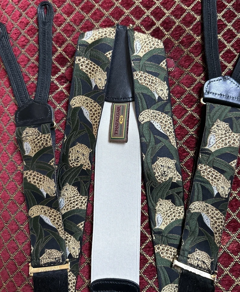 TRAFALGAR EDICIÓN LIMITADA LES LEOPARDS BRACKETS/SEDA Y CUERO Foto 1 de 4