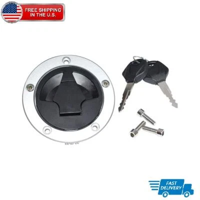 Fuel Gas Cap Cover Lock Keys For Kawasaki Concours 14 ZG1400 2008-2022 US Stock - Изображение 1 из 4