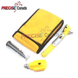 FIBER OPTIC OTOSCOPE OPHTHALMOSCOPE YELLOW SET EXAMINATION LED DIAGNOSTIC ENT - Picture 1 of 2