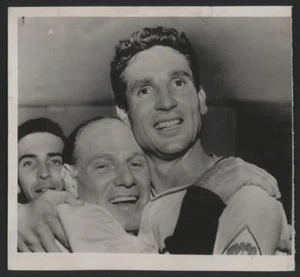 Foto original de prensa de BB 1951 - Durocher, Thomson, Giants - Imagen 1 de 1