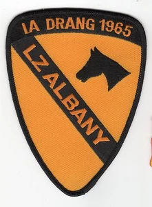 1er Cav IA Drang 1965 - LZ Albany BC Patch Cat. No. C5655 - Imagen 1 de 1