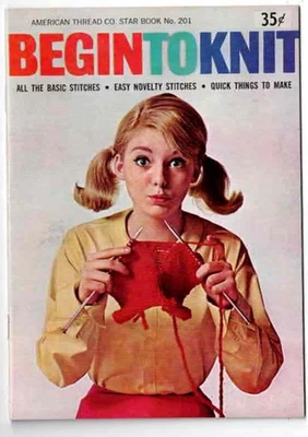 Folleto de patrón de tejido para empezar a tejer novedad básica puntadas cosas rápidas de colección Foto 1 de 4