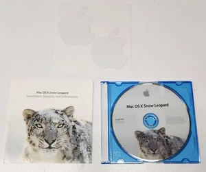 Apple Mac OS X Snow Leopard Version 10.6.3 Install DVD Disc Software Free Ship - Picture 1 of 6