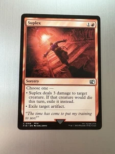 Suplex - 164 - Magic: Final Fantasy MTG - Common - Regular - FFVI - Sabin - Picture 1 of 2