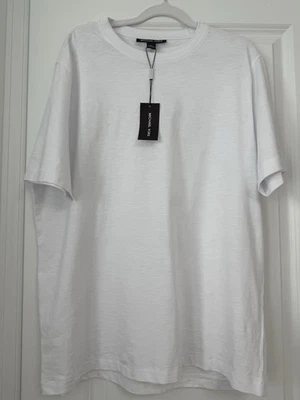Camiseta Michael Kors Hombre Grande Manga Corta Blanca Nueva con Etiquetas $59.50 Foto 1 de 4