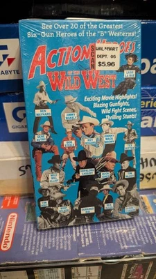 Action Heroes of the Wild West (VHS, 1992. GoodTimes Video) - Image 1 of 3