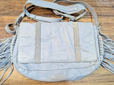 Bolso Bandolera Liebeskind Berlin Cuero Flecos - Gris - Cuero Genuino - Berlín Foto 1 de 4