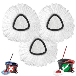 Mop Head , 3 Pack Spin Mop Refill Replace Head Compatible O Cedar Easywring 1... - Picture 1 of 7