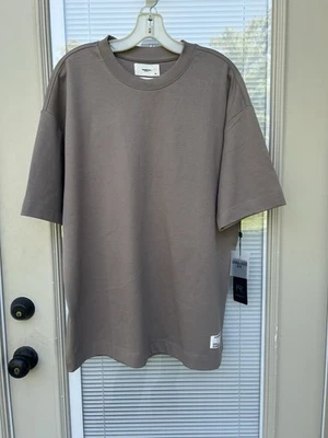 Men's Medium RESERVED SUPPLY T-Shirt GREIGE Oversize COTTON SPANDEX - Image 1 of 4