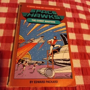 😇 Edward Packard Space Hawks Comet Masters Choose Your Own Adventure 4 Pb Bk - Picture 1 of 13