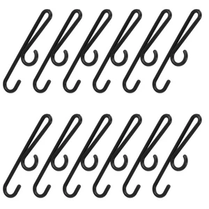  280 Stück Kunststoff Sockenaufhänger - 8,5 cm schwarz Kunststoffsocke Display Haken Verkäufer Show - Bild 1 von 12