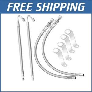Double Tire Air Inflation Kit with Anti-Leak Valve Stem Extenders - Safe Driving - Picture 1 of 8