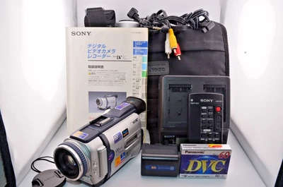 TOP MINT Sony DCR-TRV30 Handycam Digital Video Camera Japanese Only Tested Works - Image 1 of 4