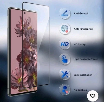 For Google Pixel 7a Tempered Glass Full Cover Screen Protector - Image 1 of 3