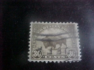 USA (Scott 569) 30¢ olivbraun "American Buffalo", ABGESAGT - Bild 1 von 1