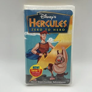 Hercules Zero to Hero VHS 1999 Clam Shell Brand New Sealed RARE NOT ON DISNEY+ - Picture 1 of 2