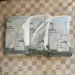 3x Motif Medical Breast Milk Storage Bags 8oz Single Use Bags 100 count BPA-Free - Picture 1 of 1
