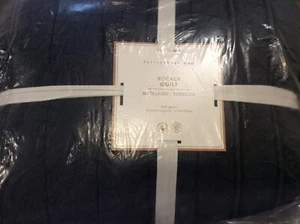 Pottery Barn F/Q Teen Rocker Quilt NWT! Navy Blue - Picture 1 of 1