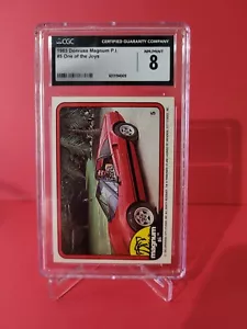 1983 Donruss Magnum P.I. #5 One Of The Joys CGC 8 Tom Selleck - Picture 1 of 3