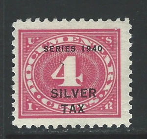 Bigjake: RG-40,  4 cent Silver Tax, series of 1940 - *OG-H - Picture 1 of 2