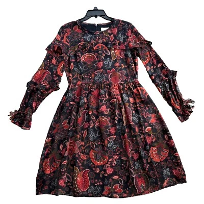Ann Taylor LOFT Beautiful Boho Paisley Floral Dress XS Size 0 NWT - Image 1 of 4